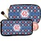 Knitted Argyle & Skulls Makeup / Cosmetic Bags (Select Size)