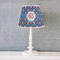 Knitted Argyle & Skulls Poly Film Empire Lampshade - Lifestyle