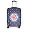 Knitted Argyle & Skulls Suitcase - 24" Medium - Checked (Personalized)