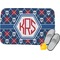 Knitted Argyle & Skulls Memory Foam Bath Mat - 24"x17" (Personalized)