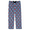 Knitted Argyle & Skulls Mens Pajama Pants - S