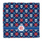 Knitted Argyle & Skulls Microfiber Dish Rag - Front/Approval