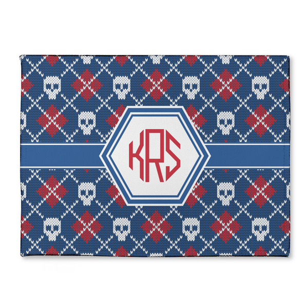 Custom Knitted Argyle & Skulls Microfiber Screen Cleaner (Personalized)