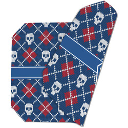 Knitted Argyle & Skulls Dining Table Mat - Octagon (Double-Sided) w/ Monogram