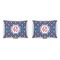 Knitted Argyle & Skulls  Outdoor Rectangular Throw Pillow (Front and Back)