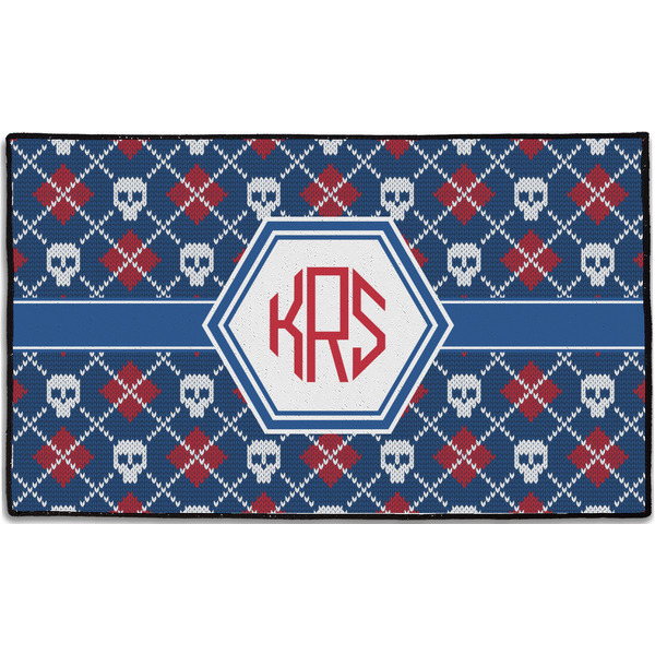 Knitted Argyle & Skulls Personalized - 60x36 (APPROVAL)