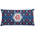 Knitted Argyle & Skulls Pillow Case (Personalized)