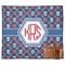 Knitted Argyle & Skulls Outdoor Picnic Blanket (Personalized)
