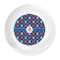 Knitted Argyle & Skulls Plastic Party Dinner Plates - Approval
