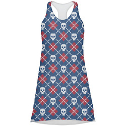 Knitted Argyle & Skulls Racerback Dress - Medium