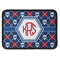 Knitted Argyle & Skulls Rectangle Patch