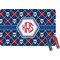 Knitted Argyle & Skulls Rectangular Fridge Magnet (Personalized)