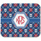 Knitted Argyle & Skulls Rectangular Mouse Pad - APPROVAL