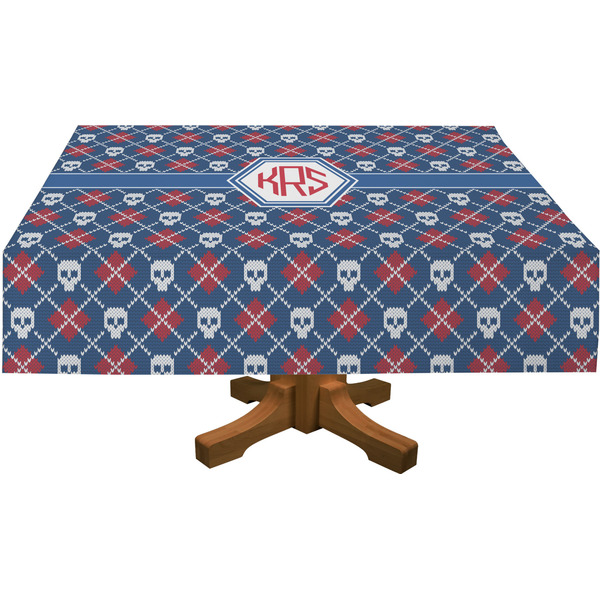 Knitted Argyle & Skulls Tablecloths (Personalized)