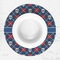 Knitted Argyle & Skulls Round Linen Placemats - LIFESTYLE (single)
