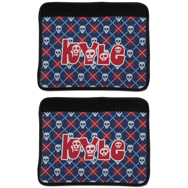 Knitted Argyle & Skulls Seat Belt Cover (APPROVAL Update)