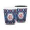 Knitted Argyle & Skulls Ceramic Shot Glass - 1.5 oz (Personalized)