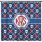 Knitted Argyle & Skulls Shower Curtain (Personalized) - 70x90