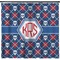 Knitted Argyle & Skulls Shower Curtain - 71" x 74" (Personalized)