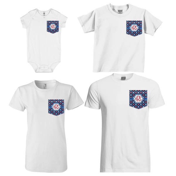 Knitted Argyle & Skulls Sized Pockets on Various Products