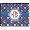 Knitted Argyle & Skulls Large Gaming Mouse Pad - 12.5" x 10" (Personalized)