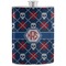 Knitted Argyle & Skulls Stainless Steel Flask (Personalized)