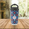 Knitted Argyle & Skulls Stainless Steel Travel Cup Lifestyle