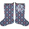 Knitted Argyle & Skulls Stocking - Double-Sided - Approval