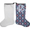 Knitted Argyle & Skulls Stocking - Single-Sided - Approval