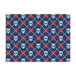 Knitted Argyle & Skulls Large Tissue Papers Sheets - Heavyweight