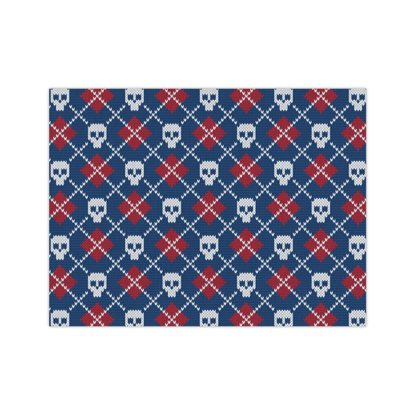 Custom Knitted Argyle & Skulls Tissue Paper Sheets - Medium - Heavyweight