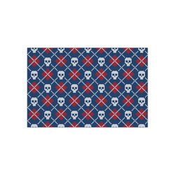 Knitted Argyle & Skulls Small Tissue Papers Sheets - Heavyweight