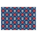 Knitted Argyle & Skulls Tissue Paper Sheets - X-Large - Heavyweight