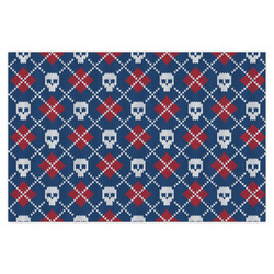 Knitted Argyle & Skulls X-Large Tissue Papers Sheets - Heavyweight