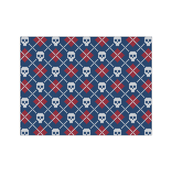Custom Knitted Argyle & Skulls Tissue Paper Sheets - Medium - Lightweight