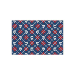 Knitted Argyle & Skulls Small Tissue Papers Sheets - Lightweight