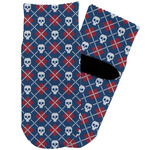 Knitted Argyle & Skulls Toddler Ankle Socks