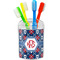 Knitted Argyle & Skulls Toothbrush Holder (Personalized)