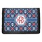 Knitted Argyle & Skulls Trifold Wallet (Personalized)