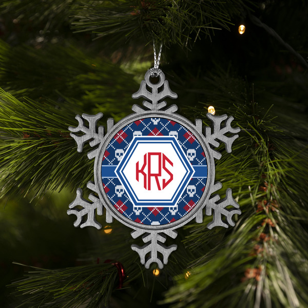 Knitted Argyle & Skulls Vintage Snowflake - (LIFESTYLE)