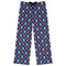 Knitted Argyle & Skulls Womens Pajama Pants - XS