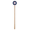 Knitted Argyle & Skulls Wooden 7.5" Stir Stick - Round - Single Stick