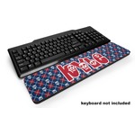 Knitted Argyle & Skulls Keyboard Wrist Rest (Personalized)