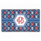 Knitted Argyle & Skulls XXL Gaming Mouse Pad - 24" x 14" (Personalized)