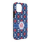 Knitted Argyle & Skulls iPhone 13 Pro Max Tough Case - Angle