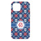 Knitted Argyle & Skulls iPhone 13 Pro Max Tough Case - Back