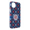 Knitted Argyle & Skulls iPhone Case - Plastic - iPhone 14 Plus (Personalized)