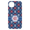 Knitted Argyle & Skulls iPhone 14 Pro Max Case - Back