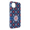 Knitted Argyle & Skulls iPhone 14 Pro Max Tough Case - Angle