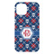 Knitted Argyle & Skulls iPhone 15 Pro Max Case - Back